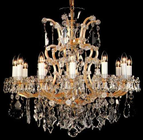 Crystal chandelier maria theresa for 12 light