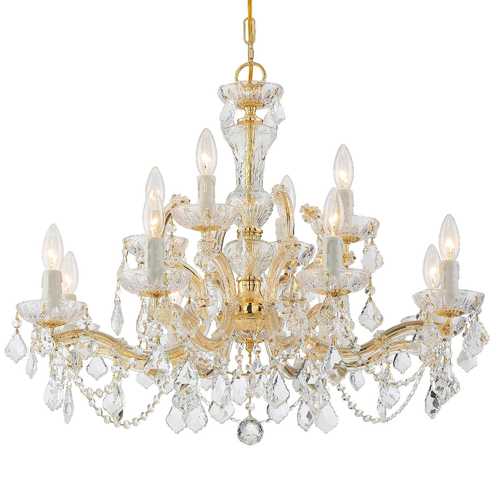Crystal chandelier maria theresa for 12 light