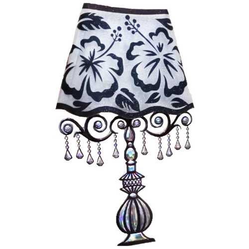 3D Embellishment Art Lamp