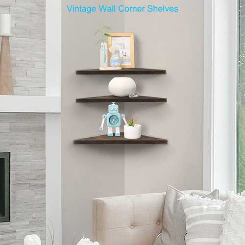 3 Tier Corner Shelves