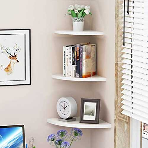 3 Tier Corner Shelves