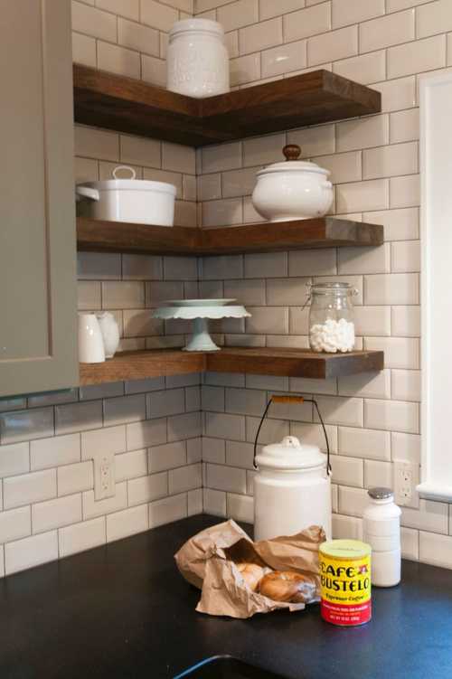 3 Tier Corner Shelves