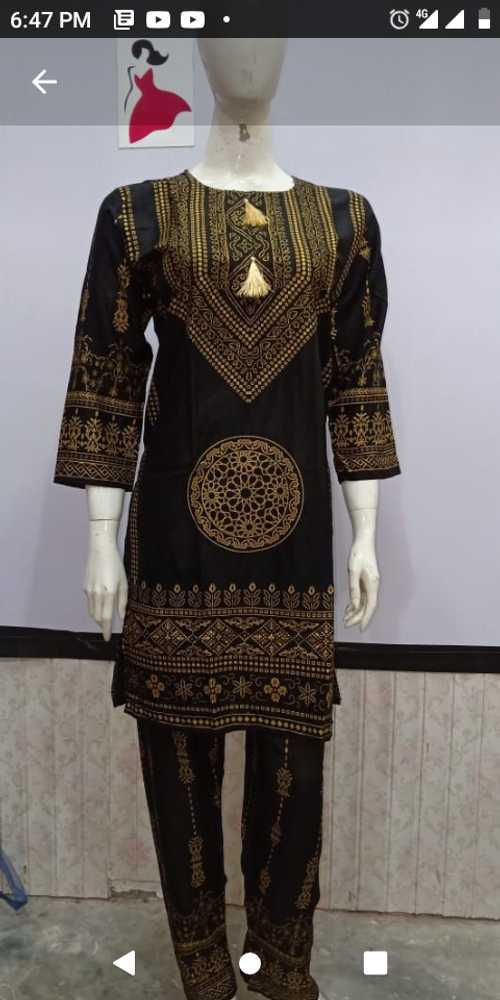 Stiched Kurta plus trouser