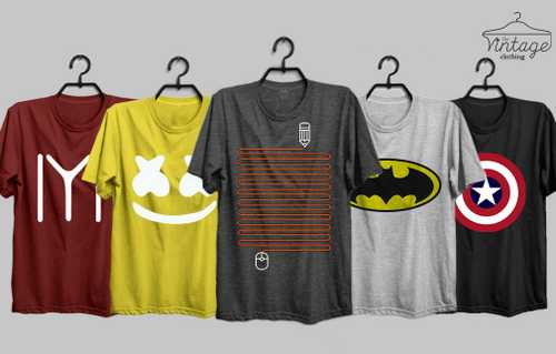 printed high quality T shirts