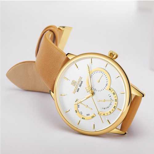 Leather Straps Wristwatch