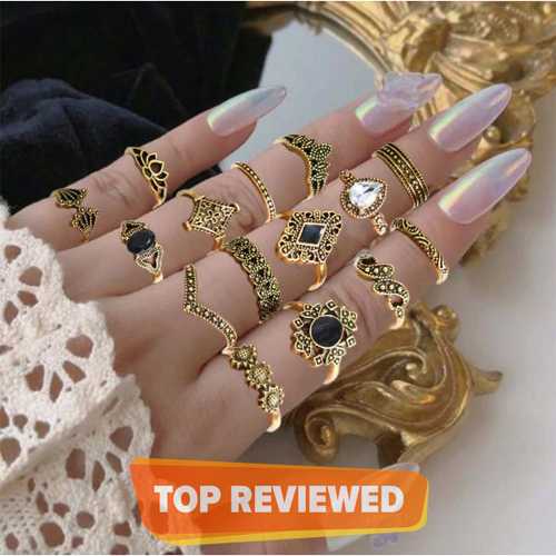 Silver Ring Set Women