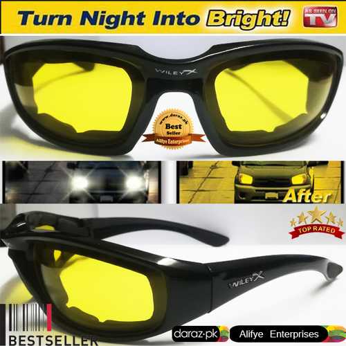 Wiley X Night Vision Yellow Glasses